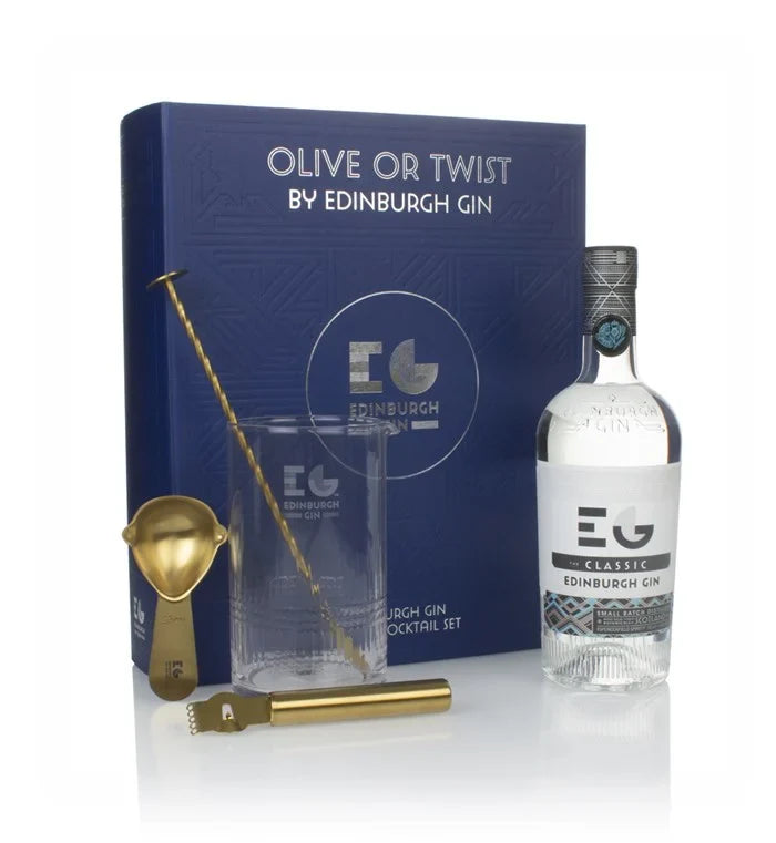 Edinburgh Gin Olive or Twist Gift Pack 70cl
